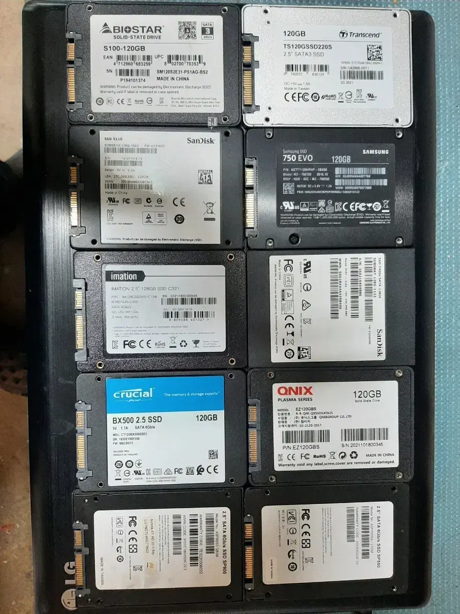 ssd 120gb 10개 일괄 | 브랜드 중고거래 플랫폼, 번개장터